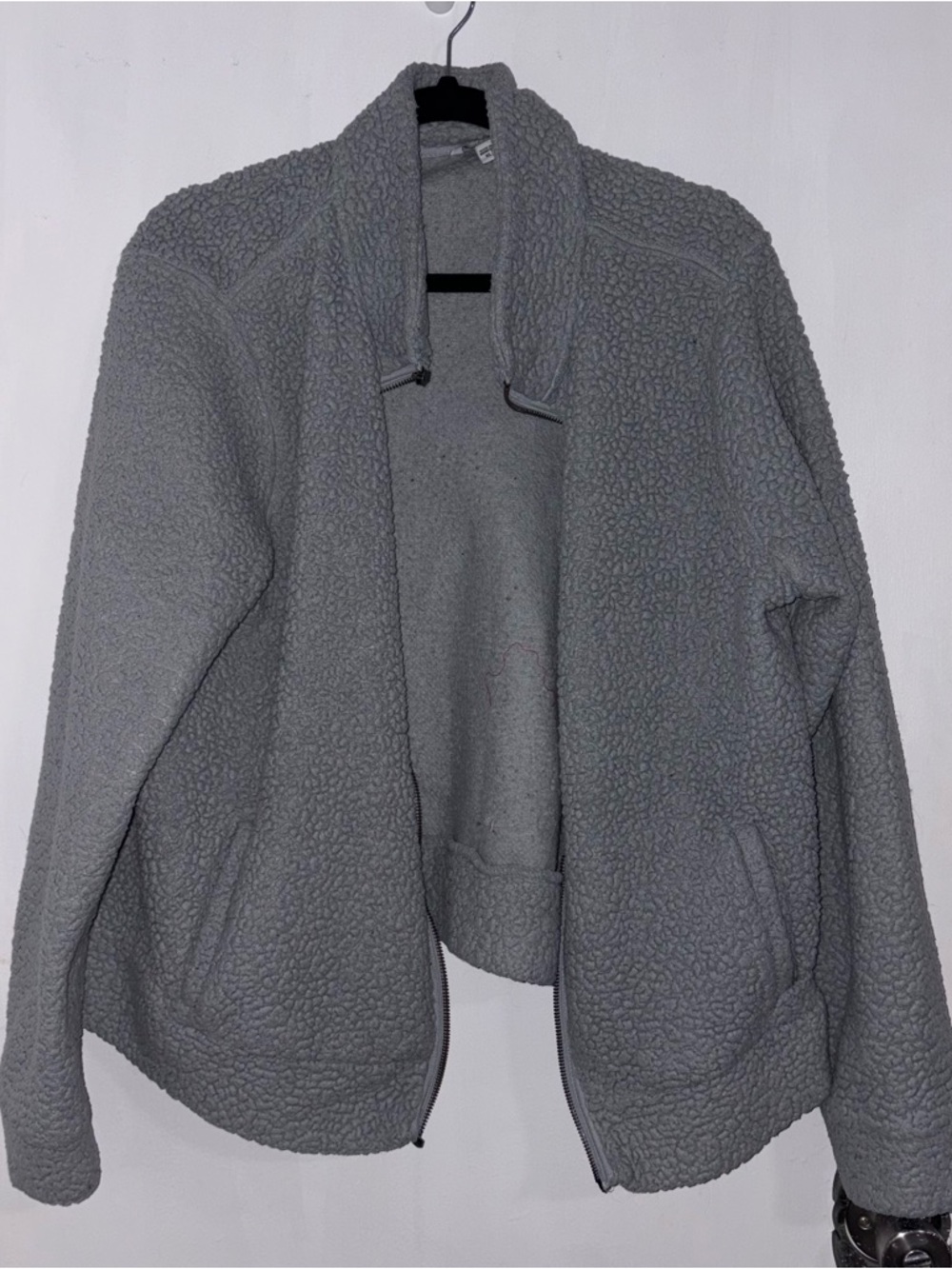 Sonoma Gray Textured Plush Robe